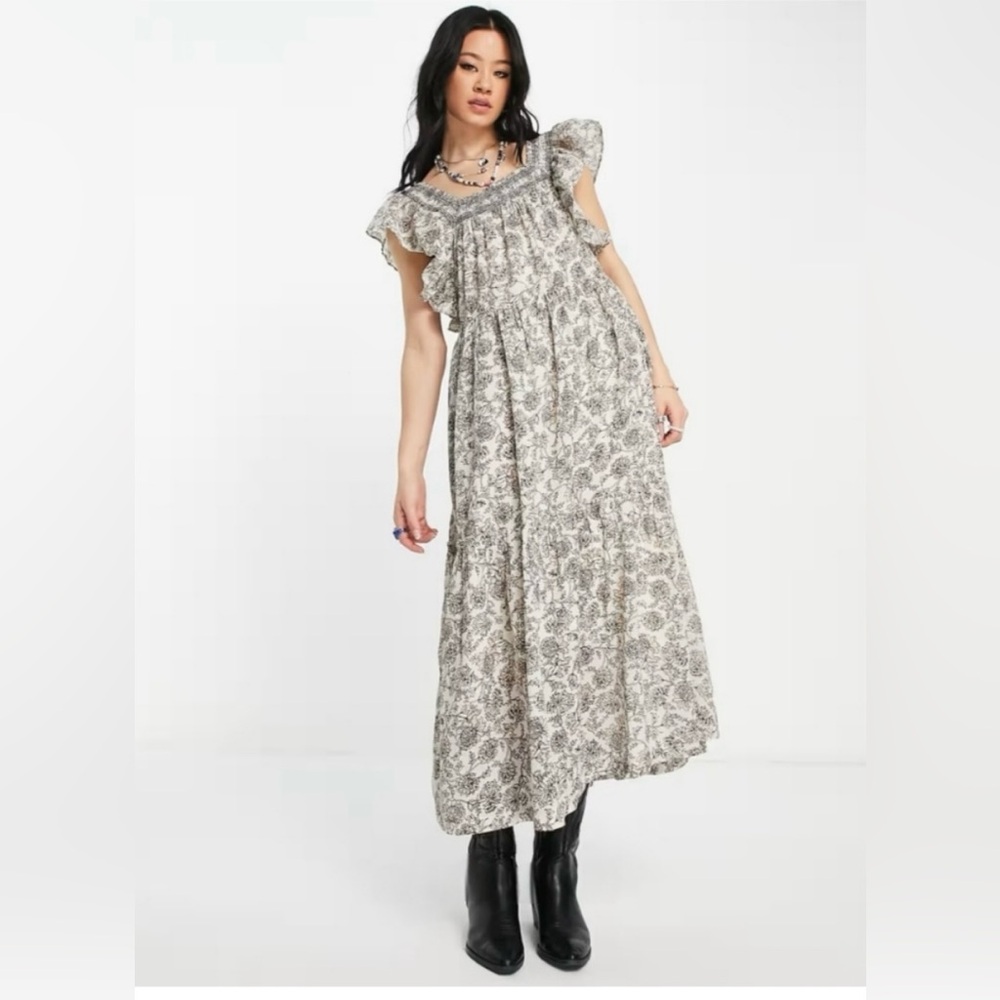 Free People Bonita Midi Dress